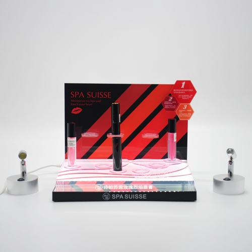 Acrylic LED lipstick display stand