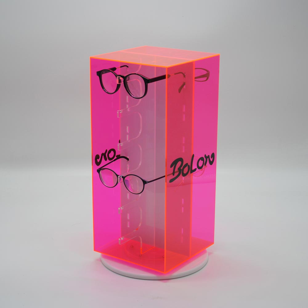 Acrylic glasses display rack