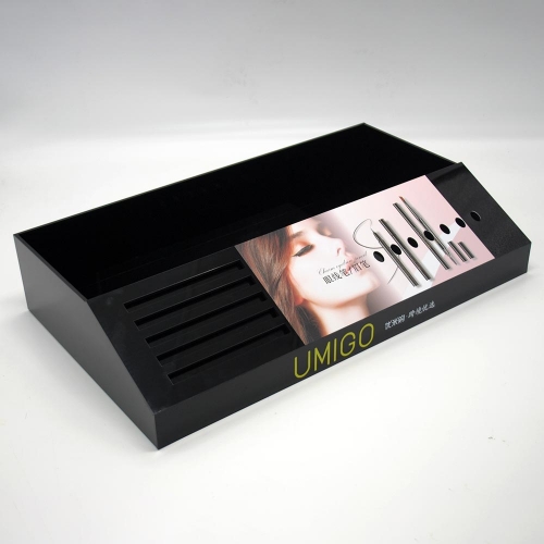 Cosmetics eyebrow pencil brush display stand