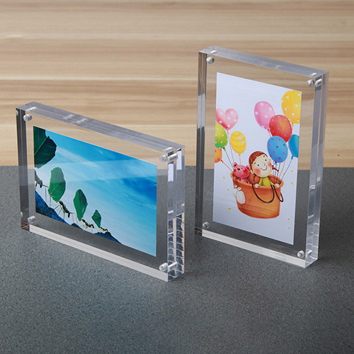 Magnetic new Style 4"x6" Square Acrylic Photo Frame