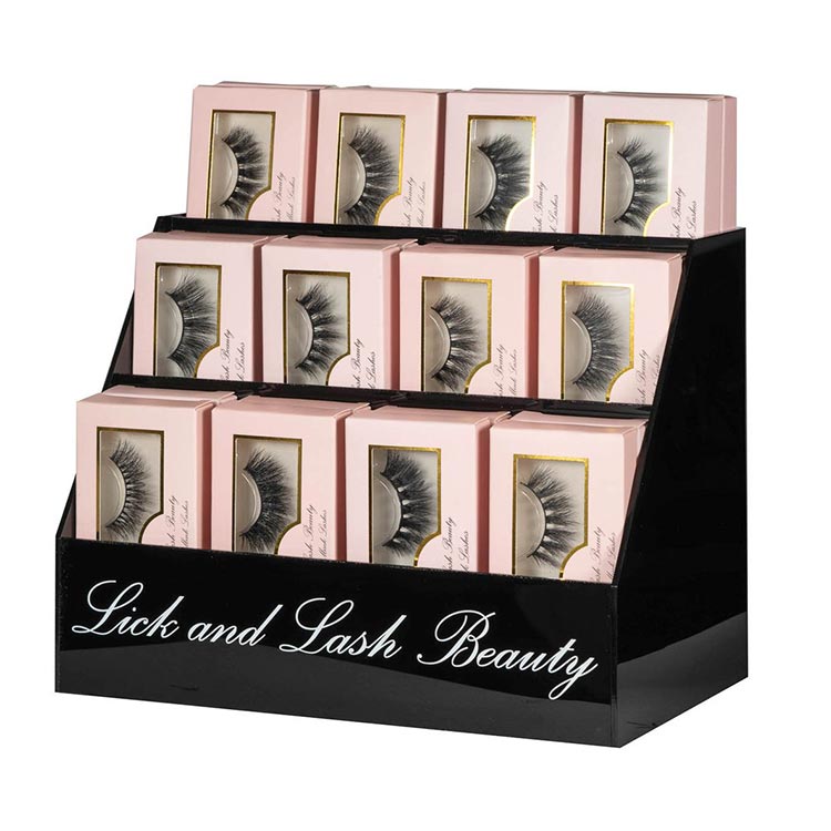 False Eyelashes Storage Box 3 Layers Acrylic Lash display Holder