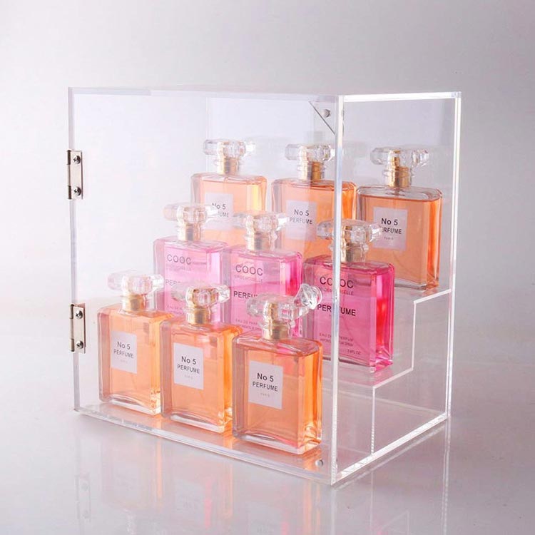 acrylic beauty organizer/perfume display boxes