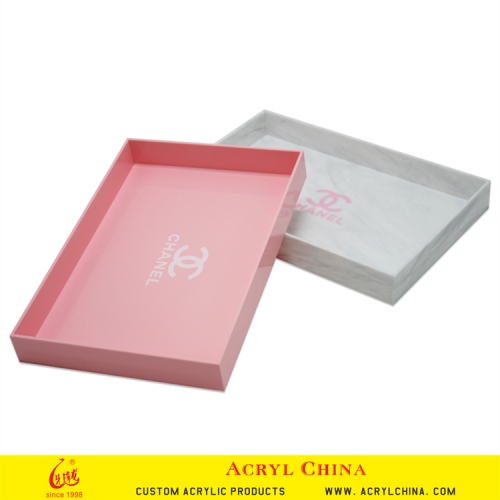 Marble Serving Tray Acrylic Decorative Trays