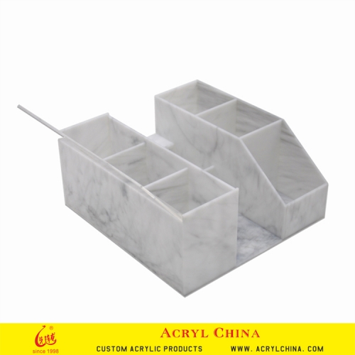 Marble acrylic lash organizer/acrylic eyelash box