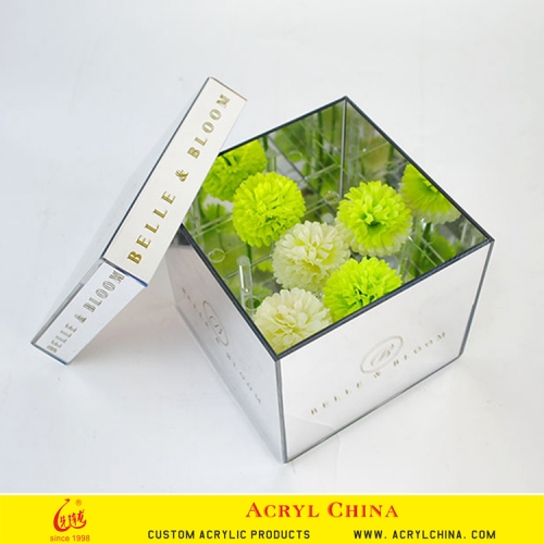 Acrylic gift box rose flower box