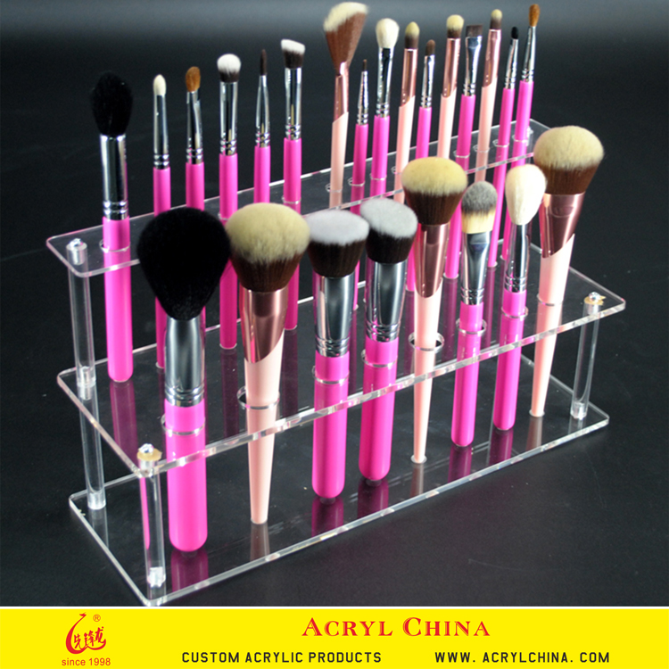 acrylic cosmetic holder makeup brush stand holder