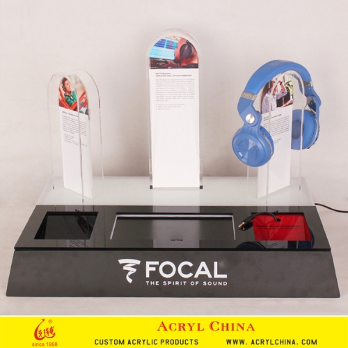 Acrylic Display Manufacturer Custom Wireless Headset Display