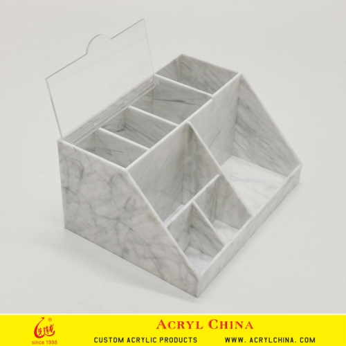 Marble Tweezers Holder Eyelash Tweezers Storage Boxes