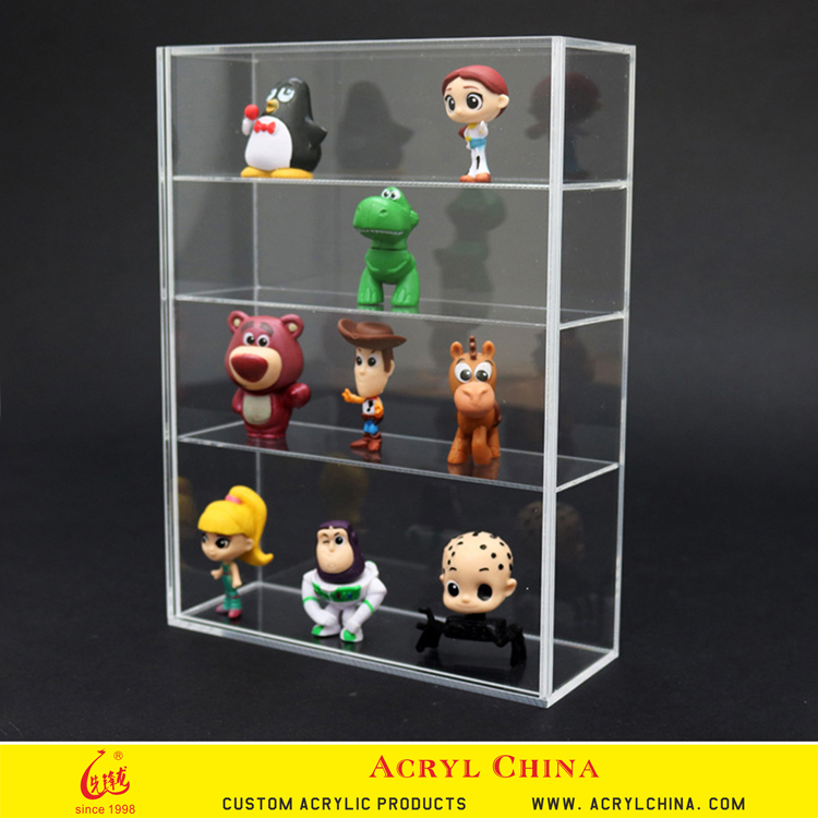 Wall Acrylic Box Clear Lego Display Box for Toys