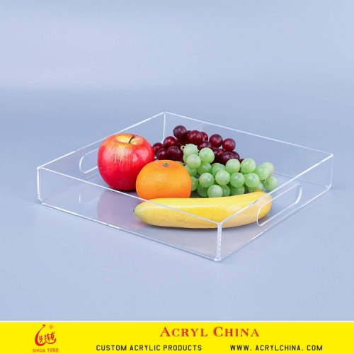 Food Grade Acrylic Food Tray Clear Service Trays Wholesale