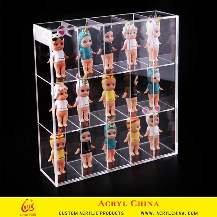 Clear Acrylic Toys Figure Display Storage Box Acrylic Model Organizer