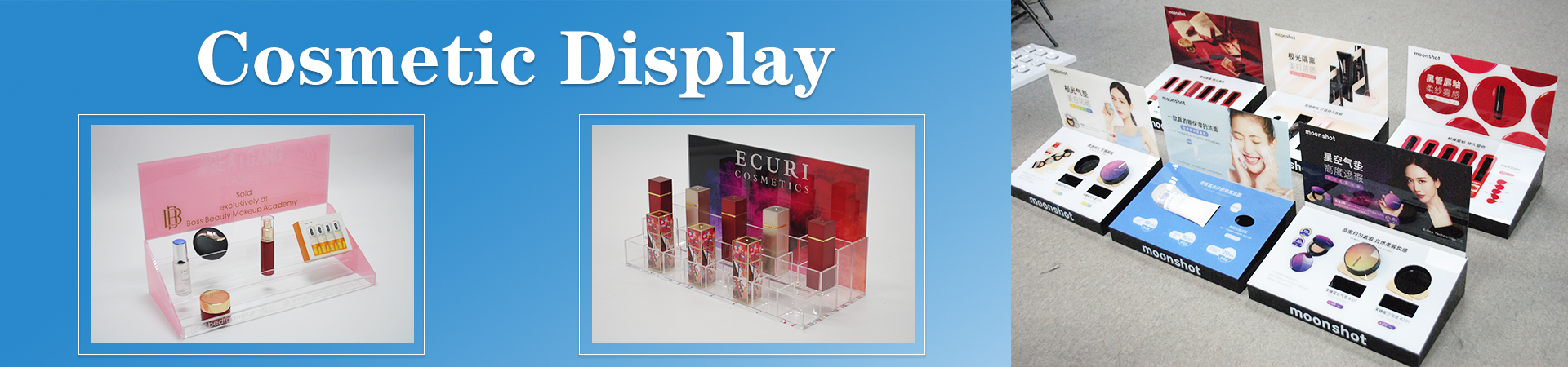 Acrylic Cosmetic display
