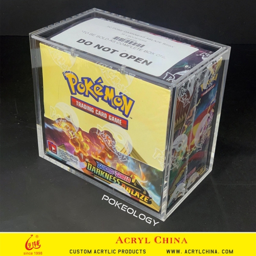 Acrylic Display Case for Pokemon Booster Box