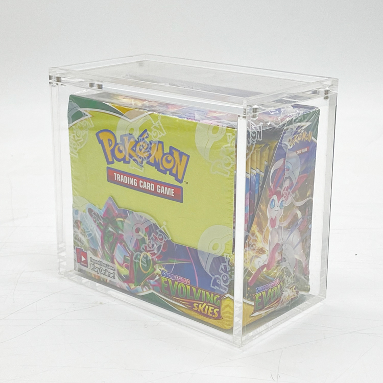 Pokemon booster box acrylic display case