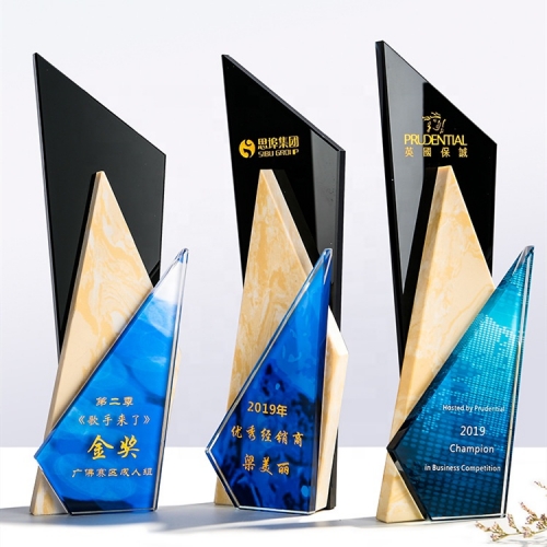 3D Eagle Statue Award Acrylic Crystal Award Trophy Supplies
