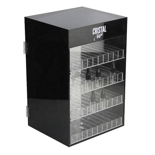 4 Tiers E-liquid Vape Cigarette Display Acrylic Stand