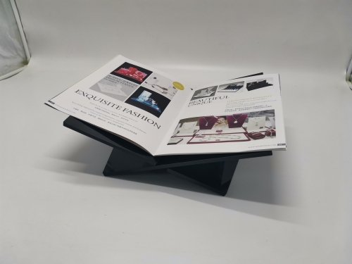 Acrylic magazine display stand