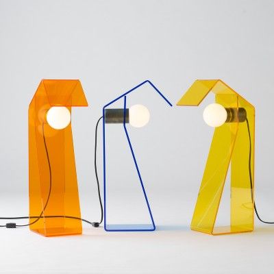 Time's Harmony: Modern-Vintage Acrylic Table Lamps