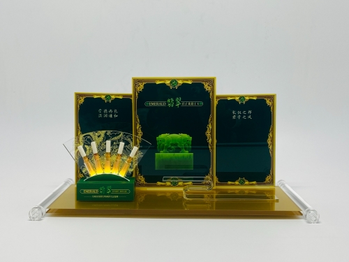 Imperial Jade Acrylic Cigarette Display