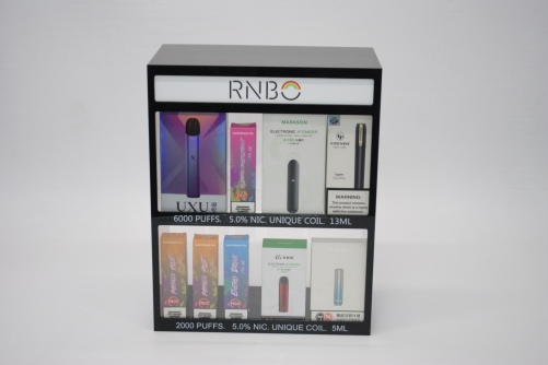 Elevate Your Vape Display with RNBC's Elite Acrylic Cabinet