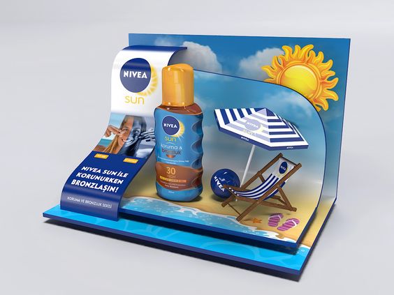 Showcase Summer Essentials with Our Beach-Themed Acrylic Display